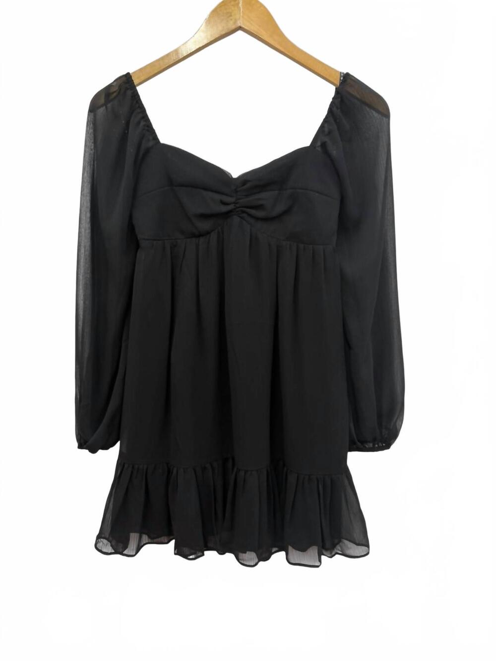 NEW KATIE J NYC girl's haven dress in black